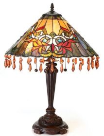 Warehouse of Tiffany Aric 2-light Bronze Table Lamp