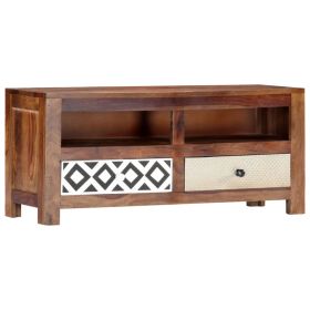 TV Stand 35.4"x11.8"x15.7" Solid Wood Sheesham