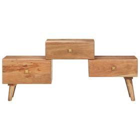 TV Stand 42.5"x11.8"x19.3" Solid Wood Acacia