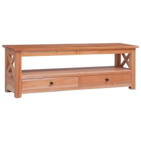 TV Stand 47.2"x11.8"x15.7" Solid Wood Mahogany