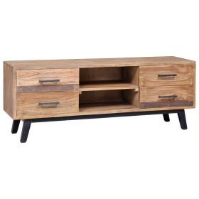 TV Stand 47.2"x11.8"x17.7" Solid Teak