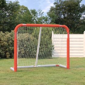 Hockey Goal Red and White 53.9"x26"x44.1" Polyester