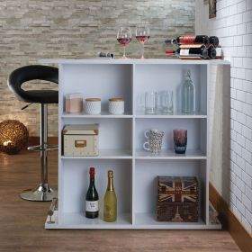 Kite Bar Table in White High Gloss YJ