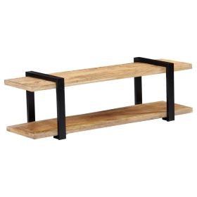 TV Stand 51.2"x15.7"x15.7" Solid Wood Mango