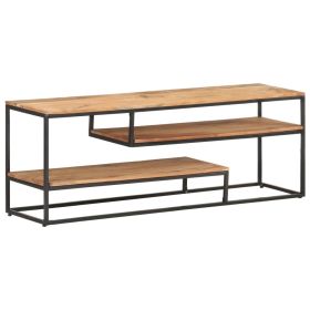 TV Stand 51.2"x11.8"x17.7" Solid Wood Acacia