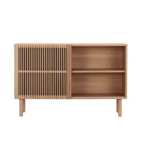 Modern Sideboard with 4 Cabinet, Storage Cabinet, TV Stand , Anti-Topple Design, and Large Countertop