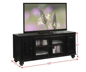 ACME Ferla TV Stand in Black 91103