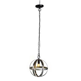 Metal Chandelier, Hanging Light Fixture with Adjustable Chain for Kitchen Dining Room Foyer Entryway, Bulb Not Included