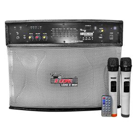 5 Core Subwoofer System with Bluetooth/ 40W Active Speaker, Digital Display, 8 Ohm, with AUX, MIC, USB Input with Remote Control Ideal for Karaoke