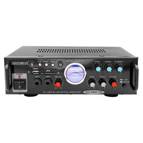 5 Core Premium Car Amplifier 2 Channel Car Audio System Power Amplifier Stereo Sound with Mic Input Dual Channel 300 Watt PMPO Easy Installation Audio