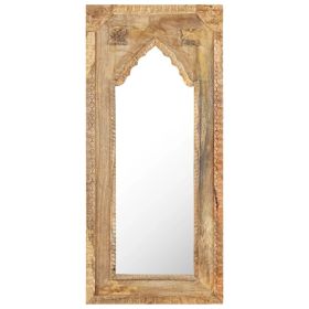 Mirror 19.7"x1.2"x43.3" Solid Mango Wood