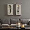 Gold Foil 2-piece Canvas Wall Art Set