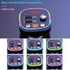 FM Modulator USB 3.1A Fast Charge Transmitter FM Bluetooth Car Radio Adapter Wireless Handsfree Support U Disk TF Card Playback