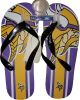 Minnesota Vikings Unisex Flip Flop - (1 Pair) - M