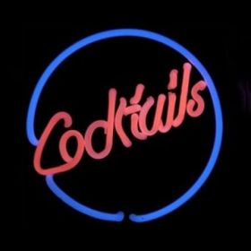 Cocktails Neon Sculpture