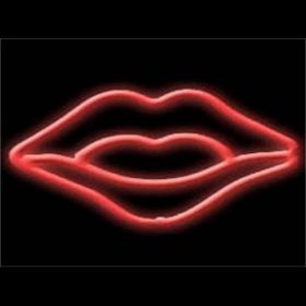 Lips Neon Sculpture