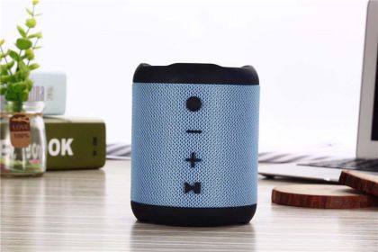 Bluetooth Speaker Mini Portable With Lanyard (Option: Blue-USB)