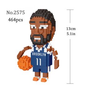 Mini Building Blocks Basketball Idol 3d Model Ornaments DIY Basketball Player Miniature Doll Building Block Toy Gift (Style: 2575 Bagged)