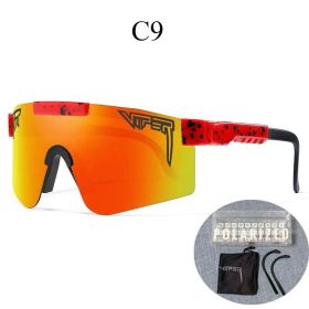 Cycling Glasses Outdoor Sunglasses Mtb Men Women Sport Goggles Uv400 Bike Bicycl (Color: C9)