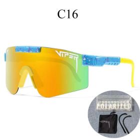 Cycling Glasses Outdoor Sunglasses Mtb Men Women Sport Goggles Uv400 Bike Bicycl (Color: C16)