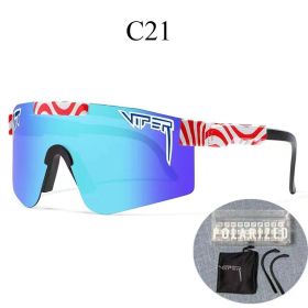 Cycling Glasses Outdoor Sunglasses Mtb Men Women Sport Goggles Uv400 Bike Bicycl (Color: C21)