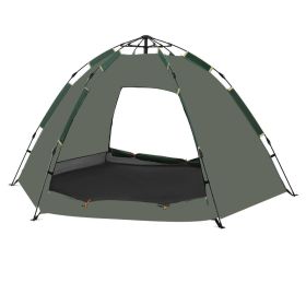 Camping dome tent is suitable for 2/3/4/5 people, waterproof, spacious, portable backpack tent, suitable for outdoor camping/hiking (Color: as Pic)