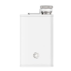 Healter Men's Hip Flask;  Portable Pocket Stainless Steel Flask;  Whiskey Flask for Outdoor Camping Climbing Hiking Picnic (Color: White, size: 8 oz)