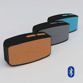 Easy Listener Bluetooth Speaker and MP3 player (Color: Orange)