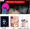 5Core Microphone Cover Mic Pop Filter Windscreen Mic Sponge Covers Disposable Foam For Karaoke Black & Pink SPONGE