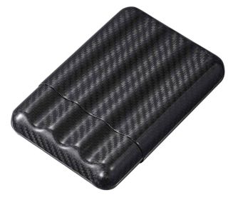 Visol Night II Carbon Fiber Cigar Case (Option: 4 Finger)